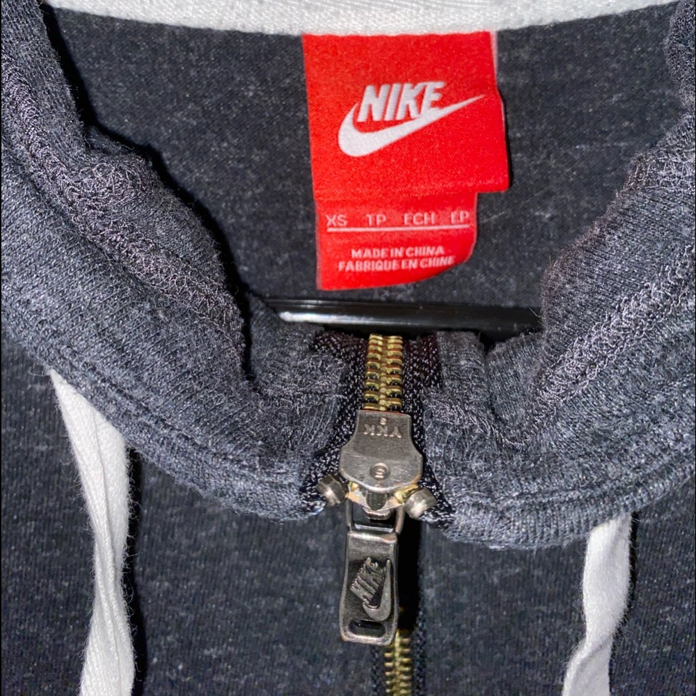 Nike zip up sweater